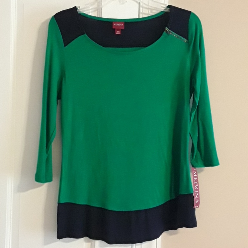 Quarter Length Sleeve Dress Top